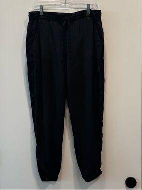 Johnny Was Black Drawstring Joggers